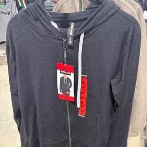 Kirkland ladies full zip up sweater with sweatpants set medium gray